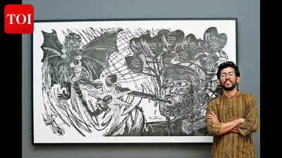 Arpan Sadhukhan's exhibition 'Death Is Nothing But Love' explores consumer culture & identity in Hyderabad