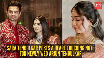 "My baby brother now belongs to Saaniya Chandhok": Sara Tendulkar posts a heart touching note for newly wed Arjun Tendulkar