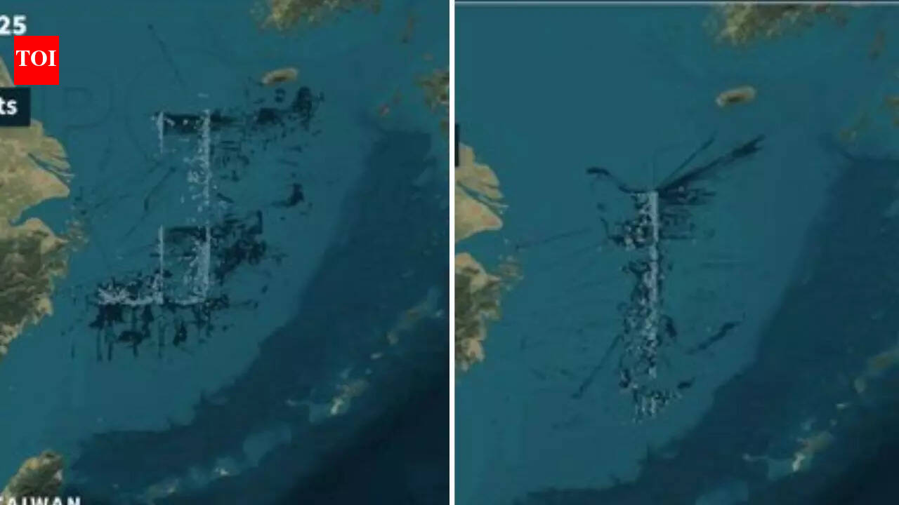 'They are not fishing': Thousands of Chinese boats form unusual patterns near Taiwan -what it could mean