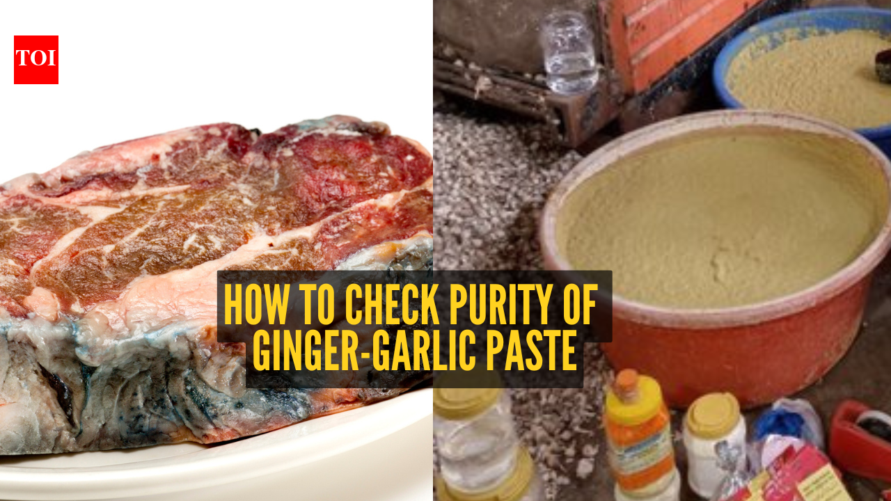 300 kg rotten meat, 1090 kg adulterated ginger-garlic paste seized in Hyderabad : Tips to check purity of paste at home