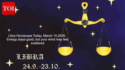 Libra Horoscope Today, March 14,2026: Energy stays good, but your mind may feel scattered