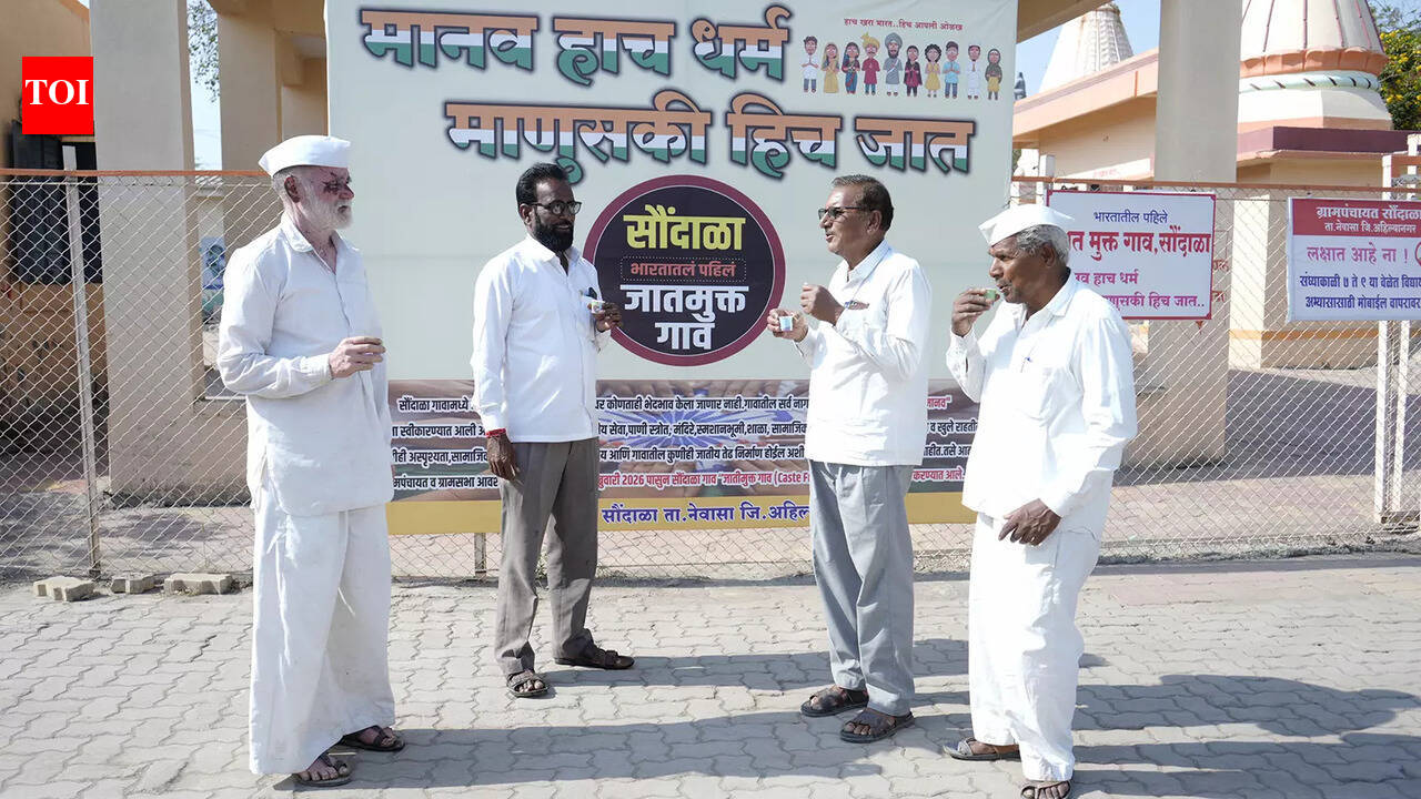 What happens when a village resolves to end caste discrimination