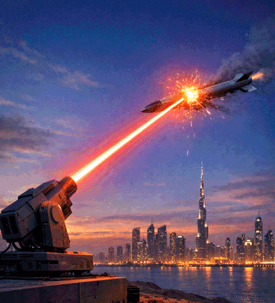 Can the US use lasers to shoot down Iran's drones and missiles?
