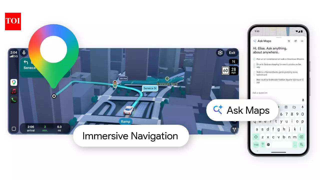 Google Maps getting Immersive Navigation with 3D view, Gemini-powered ‘Ask Maps’ and other features: All details