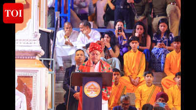 Uttarakhand CM Pushkar Singh Dhami attends International Yoga Festival in Rishikesh, bats for spiritual tourism