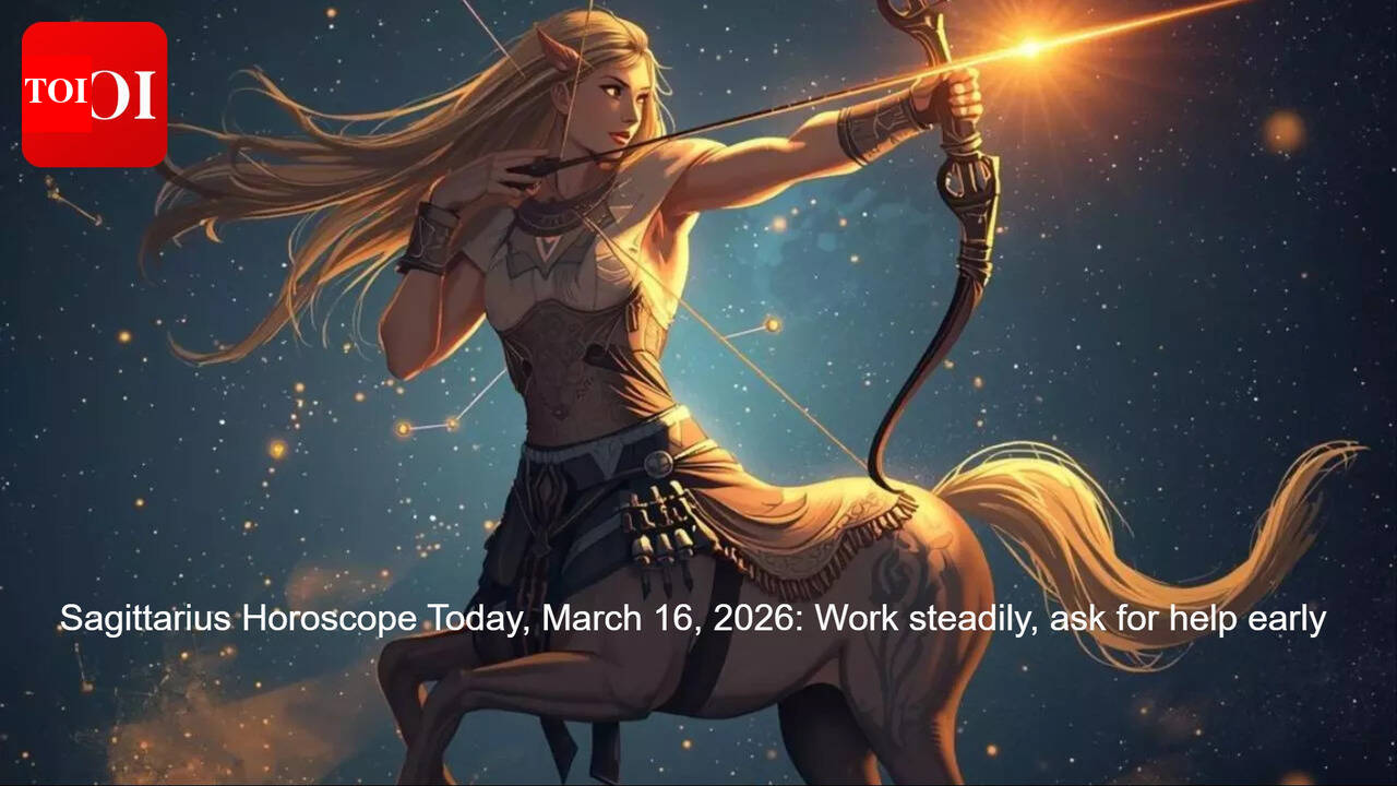 Sagittarius Horoscope Today, March 16, 2026: Work steadily, ask for help early