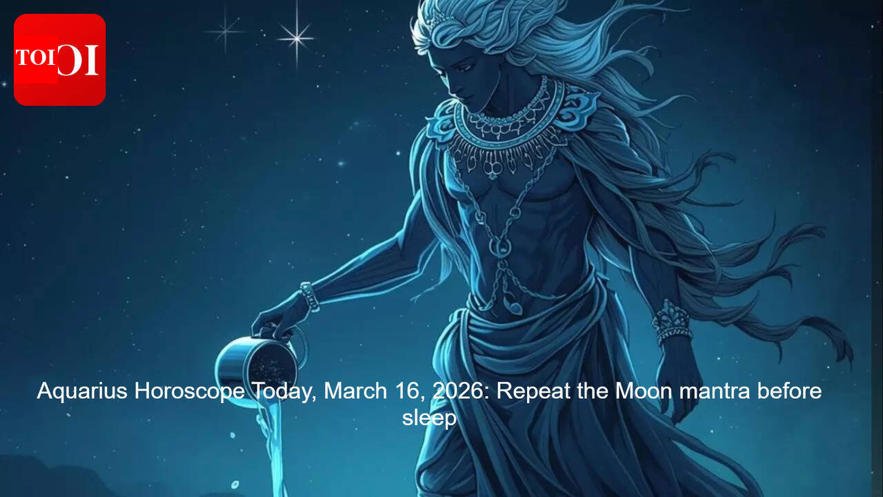 Aquarius Horoscope Today, March 16, 2026: Repeat the Moon mantra before sleep