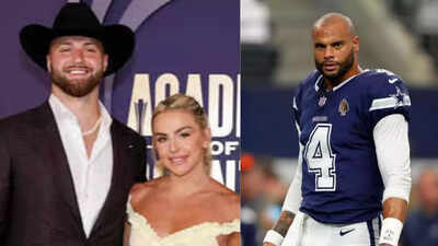 Jake Ferguson risks repeating Dak Prescott’s Bahamas disaster as Cowboys star celebrates bachelor party with Haley Cavinder
