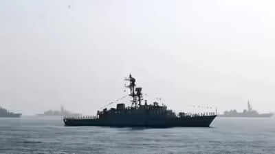 Stranded Iran navy ship crew fly out of Kochi