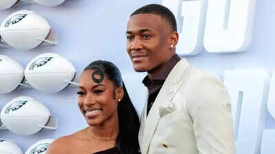 Philadelphia Eagles star DeVonta Smith marries longtime partner Mya Danielle and shares wedding pictures