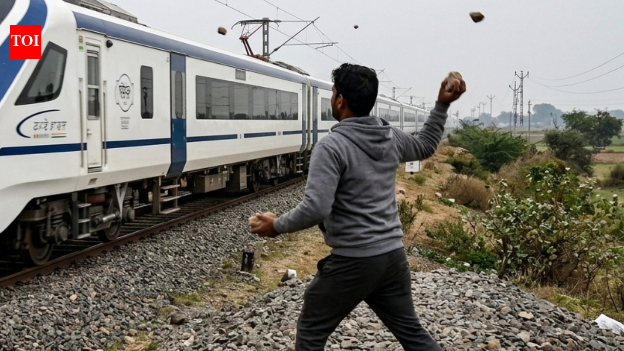 ‘Upset with girlfriend’, Maharashtra man hurls stones at passing train