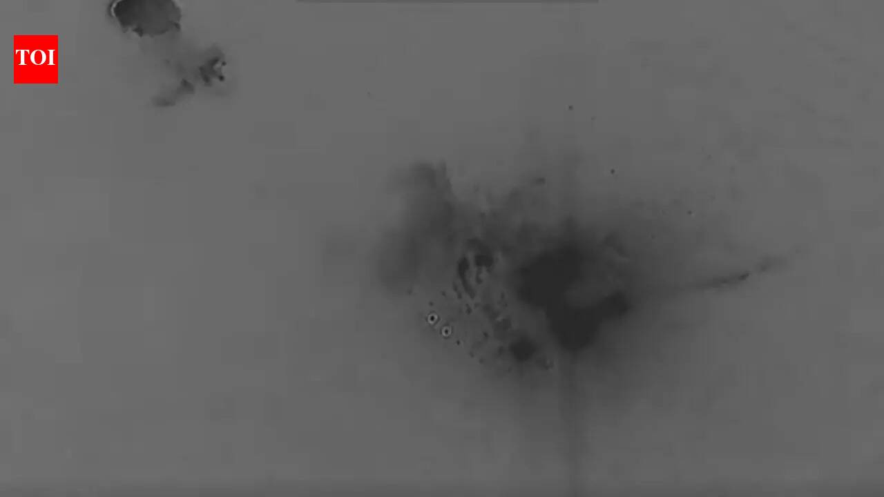 Watch: Trump shares video of US bombing Iran's crucial oil hub Kharg Island