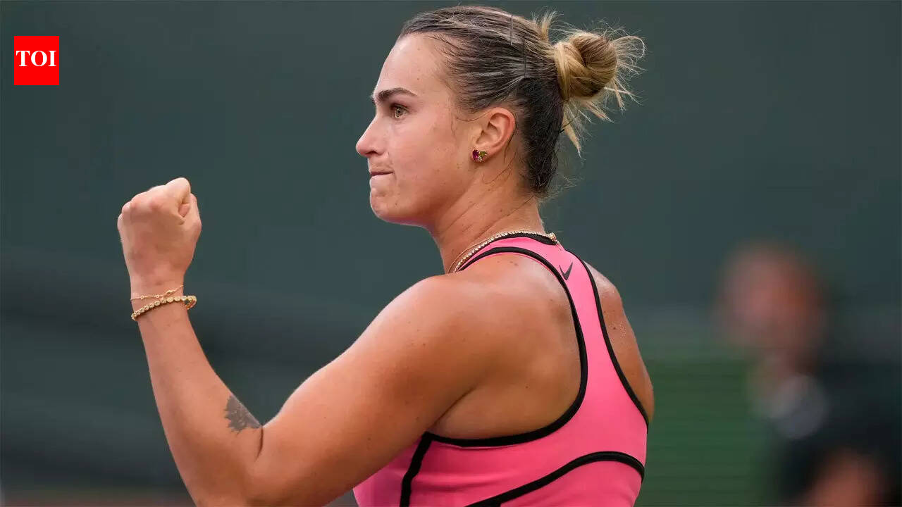 Aryna Sabalenka downs Linda Noskova to set up Indian Wells title rematch with Elena Rybakina