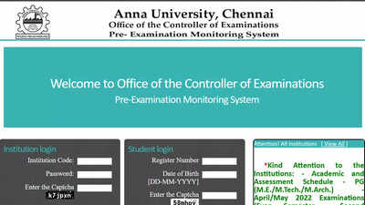 Anna University results 2026 declared for UG, PG courses; marksheets available at coe1.annauniv.edu