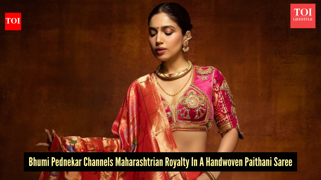 In a Paithani saree, Bhumi Pednekar turns Maharashtrian heritage into a timeless couture moment