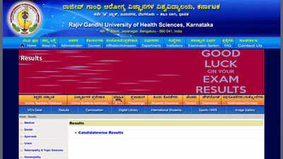 RGUHS result 2026 released for UG medical courses at EMS portal; check direct link on gnanasangama.karnataka.gov.in