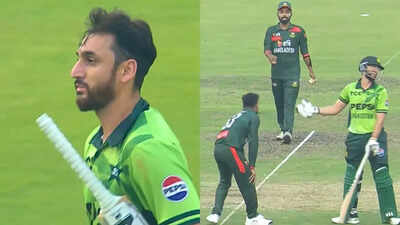 PAK vs BAN: Salman Ali Agha reprimanded after controversial run-out in 2nd ODI