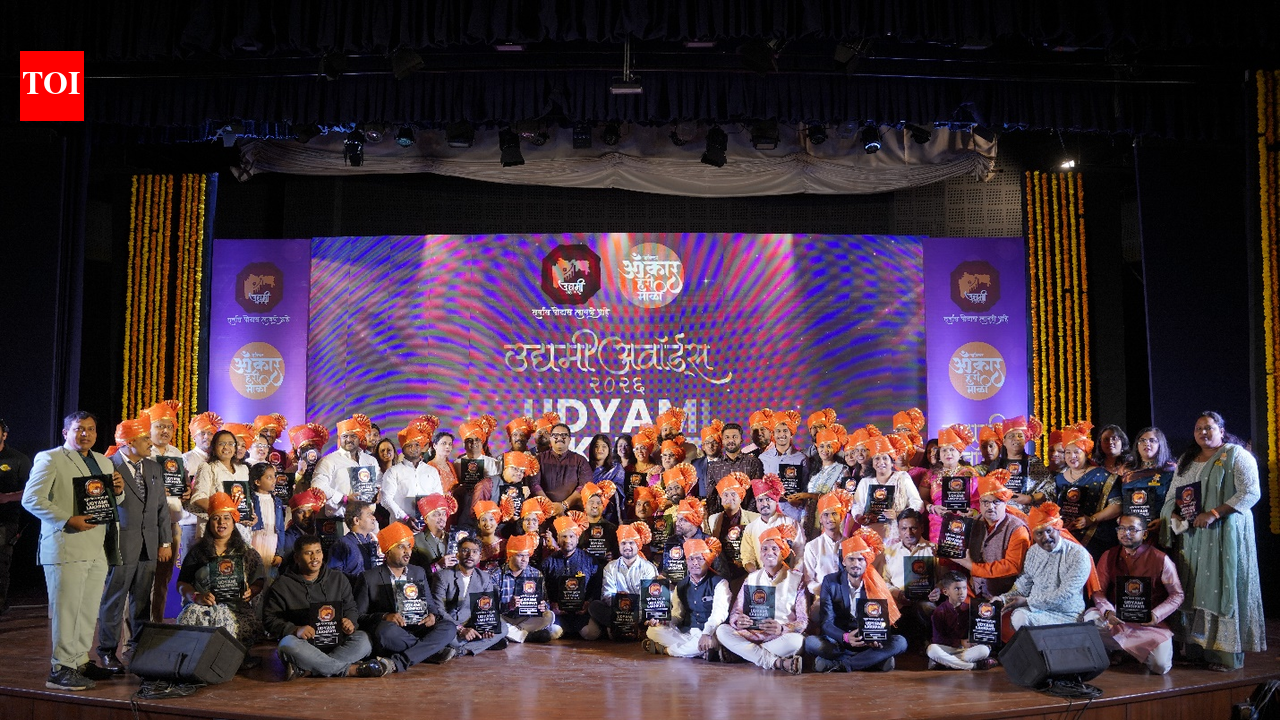 UDYAMI Awards 2026 honours 350 entrepreneurs in Pune; Dr Omkaar Hari Maali highlights rise of marathi business leaders