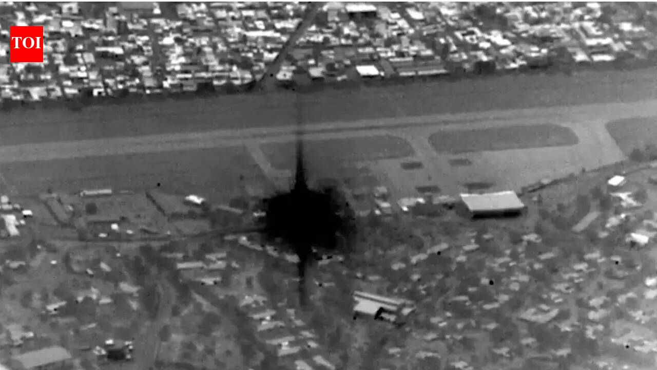 US shares video of strikes on 90 Iranian military targets on Kharg Island - watch