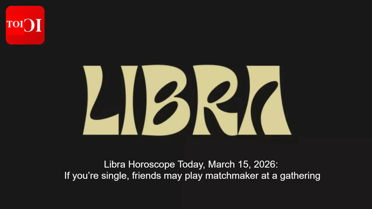 Libra Horoscope Today, March 15, 2026: If you’re single, friends may play matchmaker at a gathering