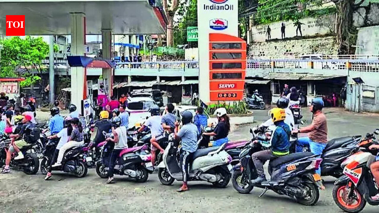 War, illegal border trade escalate fuel shortage panic in Mizoram