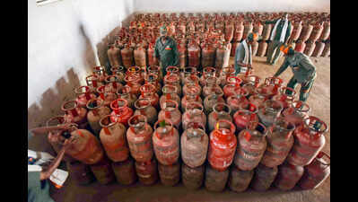 36 LPG cylinders seized from cement godown