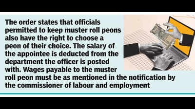 State paid Rs 1cr over 2 years for babus’ at-home peons