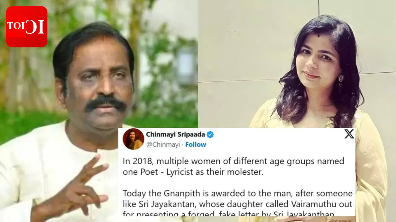 Chinmayi Sripada questions Vairamuthu’s Jnanpith honour; Reacts to Rajinikanth and Kamal Haasan’s praise