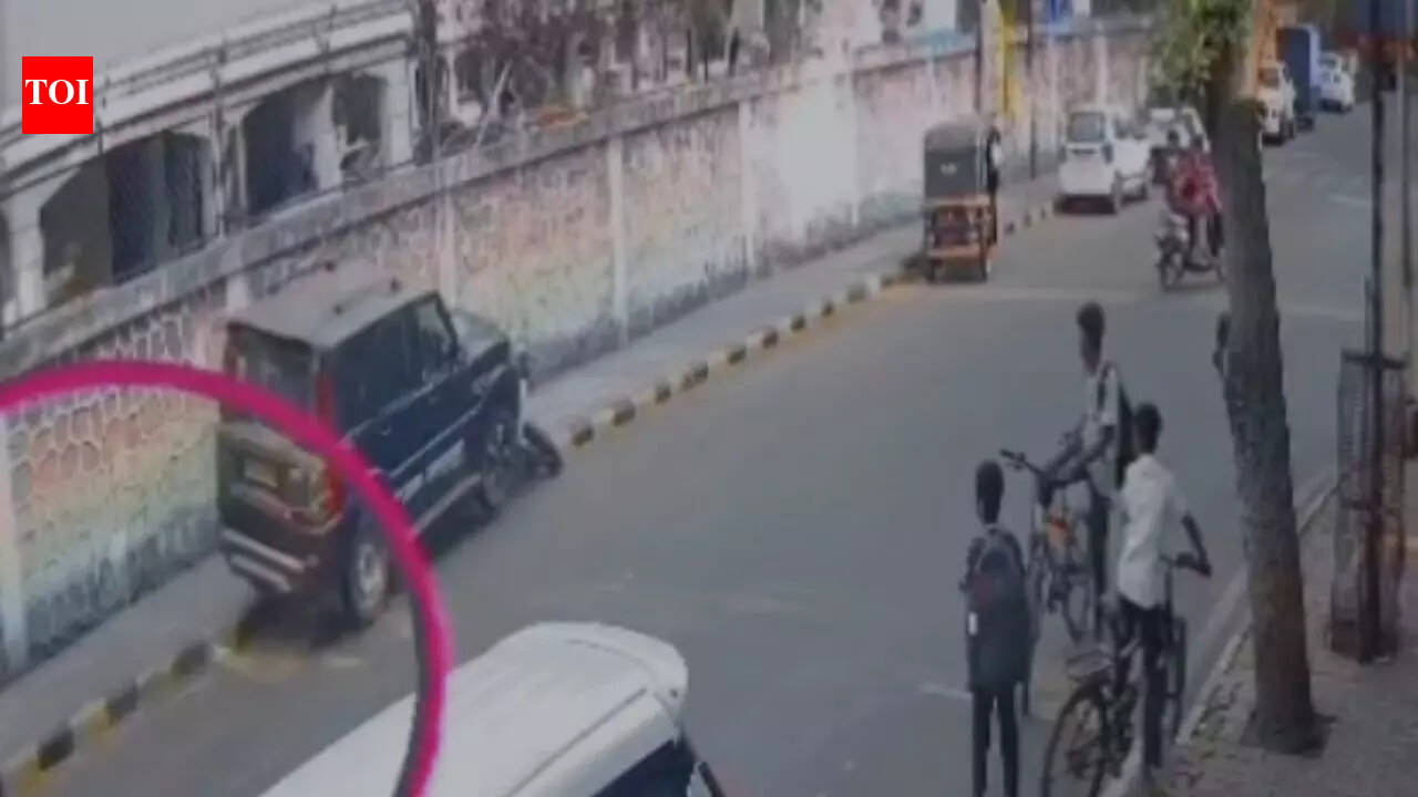 Speeding SUV hits woman in Navi Mumbai, drags her 50m before crashing into 6 parked vehicles