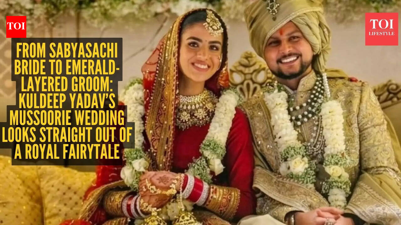 Kuldeep Yadav's Sabyasachi bride Vanshika Chadha steals the show