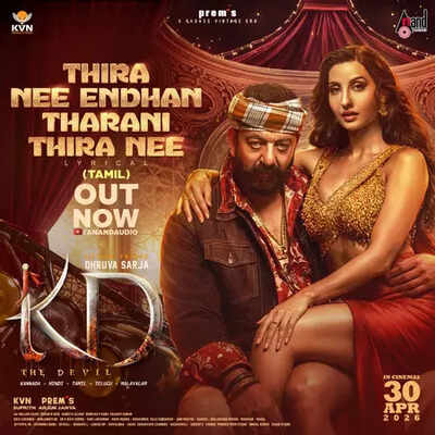  The Devil’ unveils energetic dance track ‘Thira Nee Endhan Tharani Thira Nee’ featuring Nora Fatehi and Sanjay Dutt