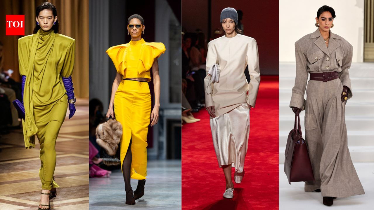 Runways revive the power shoulder