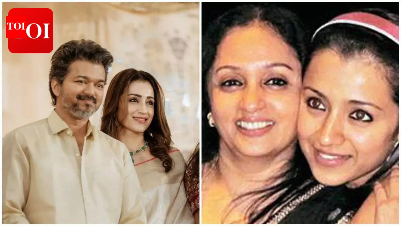 Did Trisha Krishnan’s mother Uma Krishnan hint at her wedding with Thalapathy Vijay? A ‘like’ sets the internet talking | Tamil Movie News – The Times of India