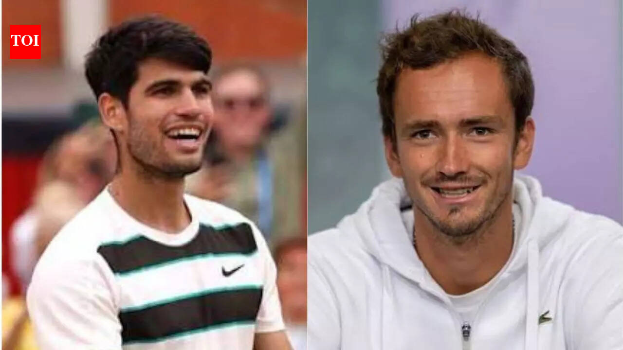 Daniil Medvedev forced to shield his face from Carlos Alcaraz smash moments before stunning Indian Wells victory