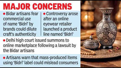 Bidriware artisans seek protection from brand misuse