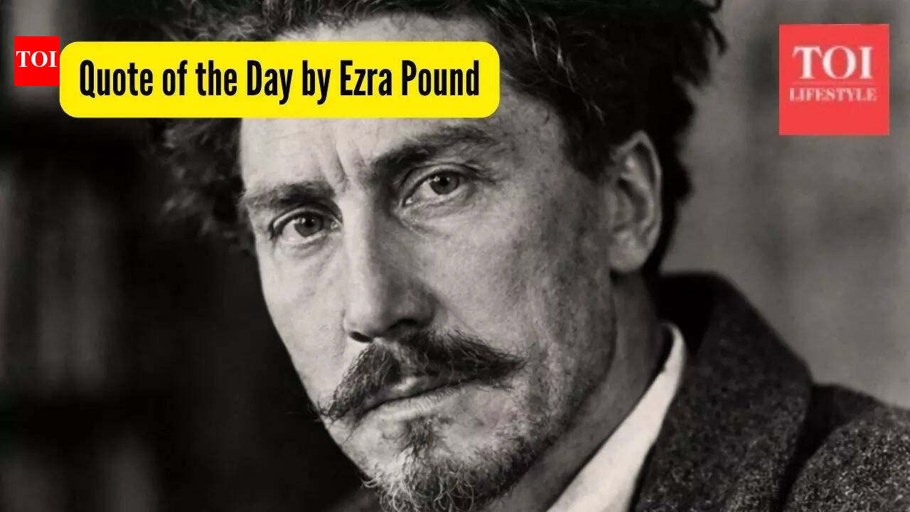 Quote of the Day by Ezra Pound: If a man isn't willing to take some risk for his opinions...
