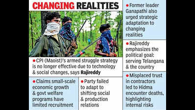 Gun path no longer viable as Maoist chain of command snaps: Rajireddy