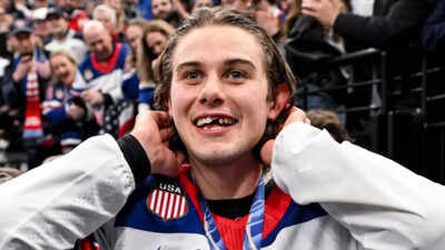 Team USA hero Jack Hughes opens up about sudden fame after scoring historic Olympic gold medal goal against Canada