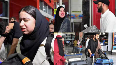 Tears and relief as 70 Indian students return from Iran, land in Delhi