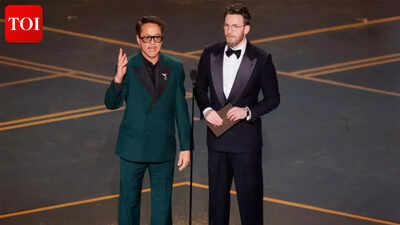 Iron Man meets Captain America! Robert Downey Jr, Chris Evans reunite at Oscars for 'Avengers' 14th anniversary