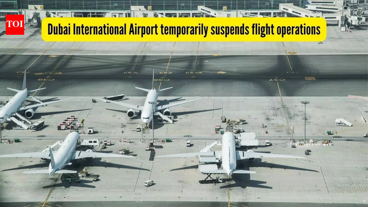 Dubai Airports update 16 March: DXB temporarily suspends flight operations after fire incident, Emirates halts services
