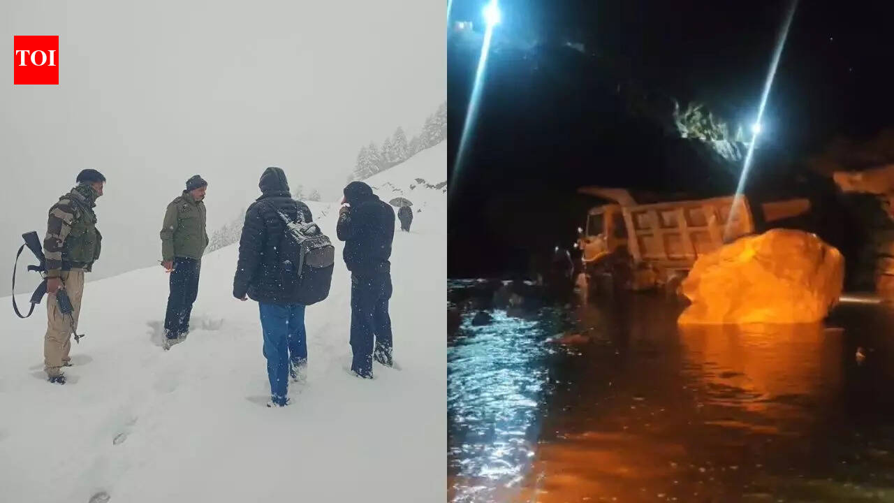 1 dead, another injured in J&K landslide; 230 evacuated amid heavy snowfall