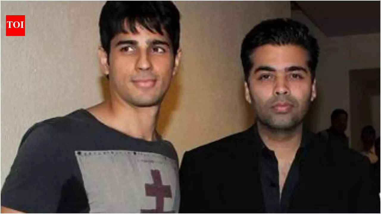 Sidharth Malhotra reunites Karan Johar for 7th film which will be an emotional drama: Report | – The Times of India