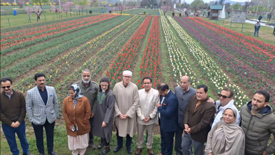 Asia’s largest Tulip Garden opens in Srinagar, marking arrival of spring; CM Omar Abdullah inaugurates it today