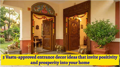 5 Vastu-approved entrance decor ideas that invite positivity and prosperity into your home