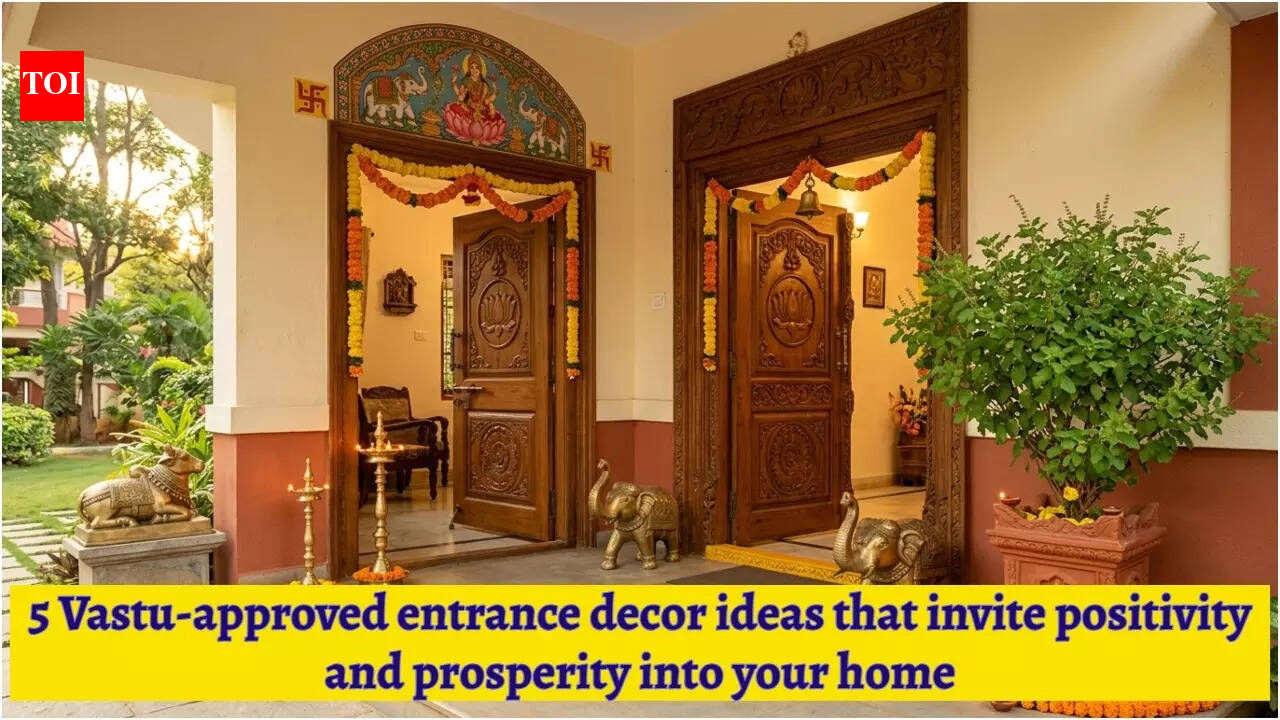 5 Vastu-approved entrance decor ideas that invite positivity and prosperity into your home