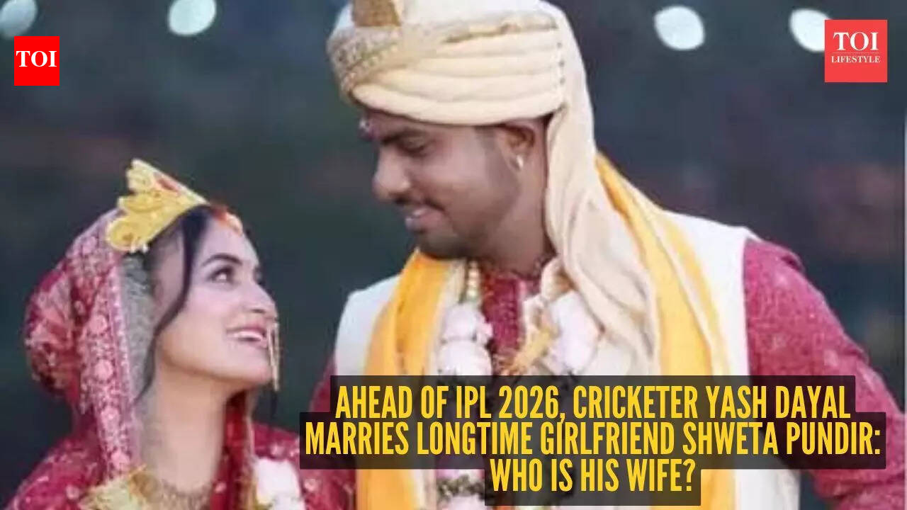 Ahead of IPL 2026, cricketer Yash Dayal marries longtime girlfriend Shweta Pundir: Who is his wife?