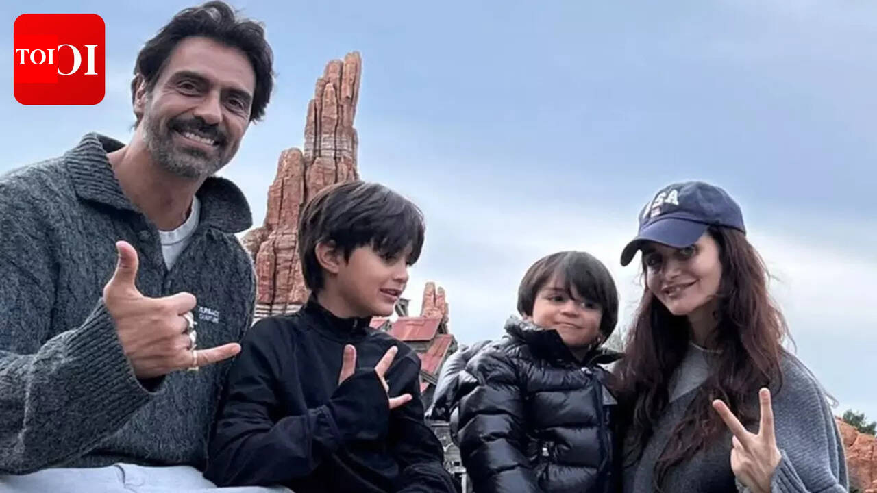 Arjun Rampal drops adorable PICS from Paris vacation Gabriella Demetriades and sons ahead of ‘Dhurandhar 2' release