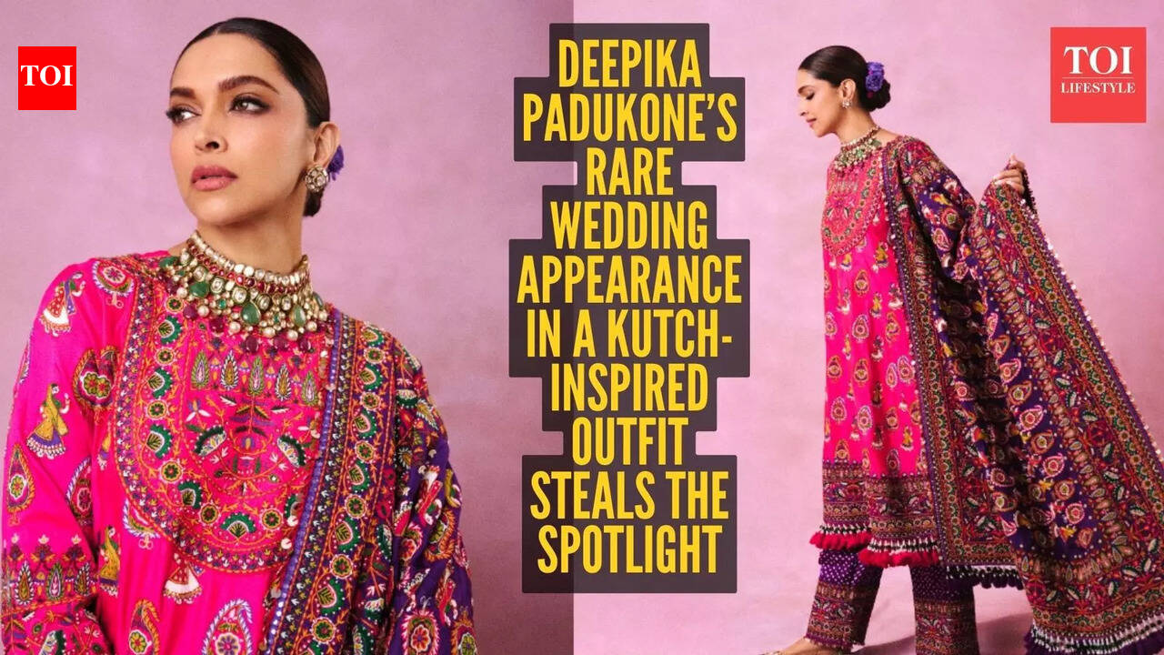 Deepika Padukone stuns in Jigya Patel creation at Eka Lakhani’s wedding, and it’s pure art