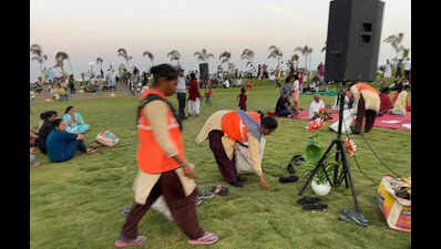 300kg of litter cleared from Dumas Sea Face after weekend